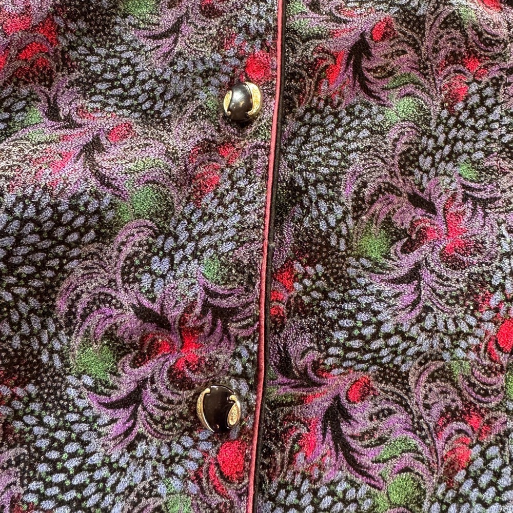 Vintage Wai Wah Fashion Brocade Jacket – Size 17 - Picture 4 of 9